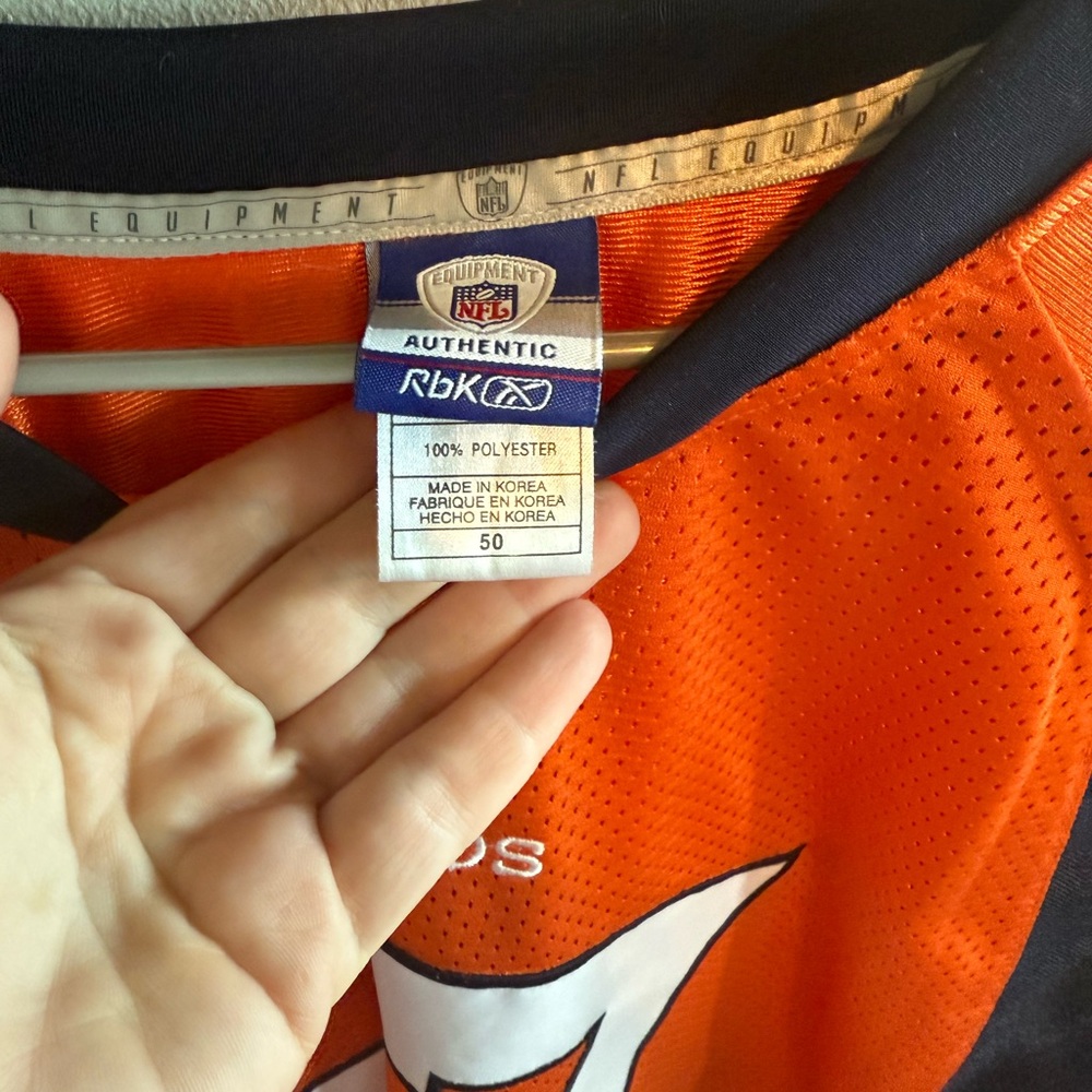 Denver Broncos Orange and Blue Broncos Jersey - Picture 5 of 5